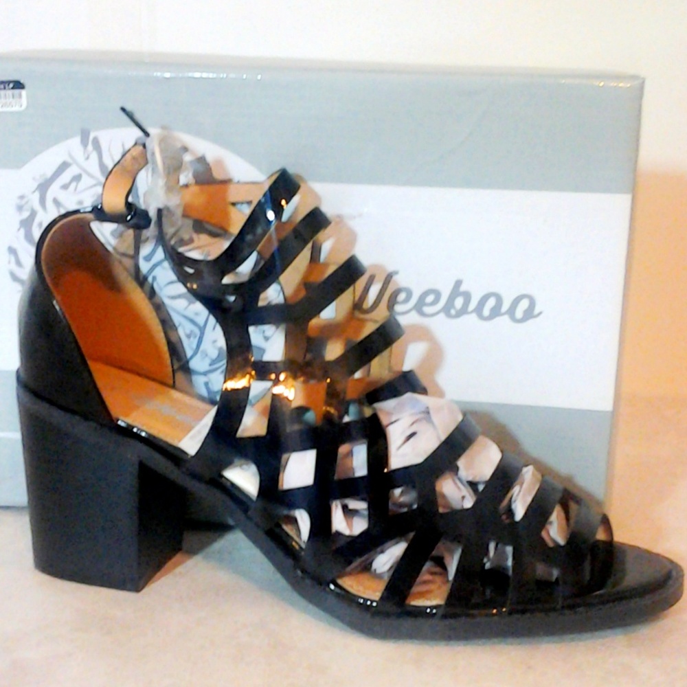 Black Polly Sandal - Women